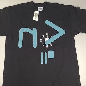 NWT Vintage Nine Inch Nails NIN Vintage 1995 Dissonance Tour Black Size Large